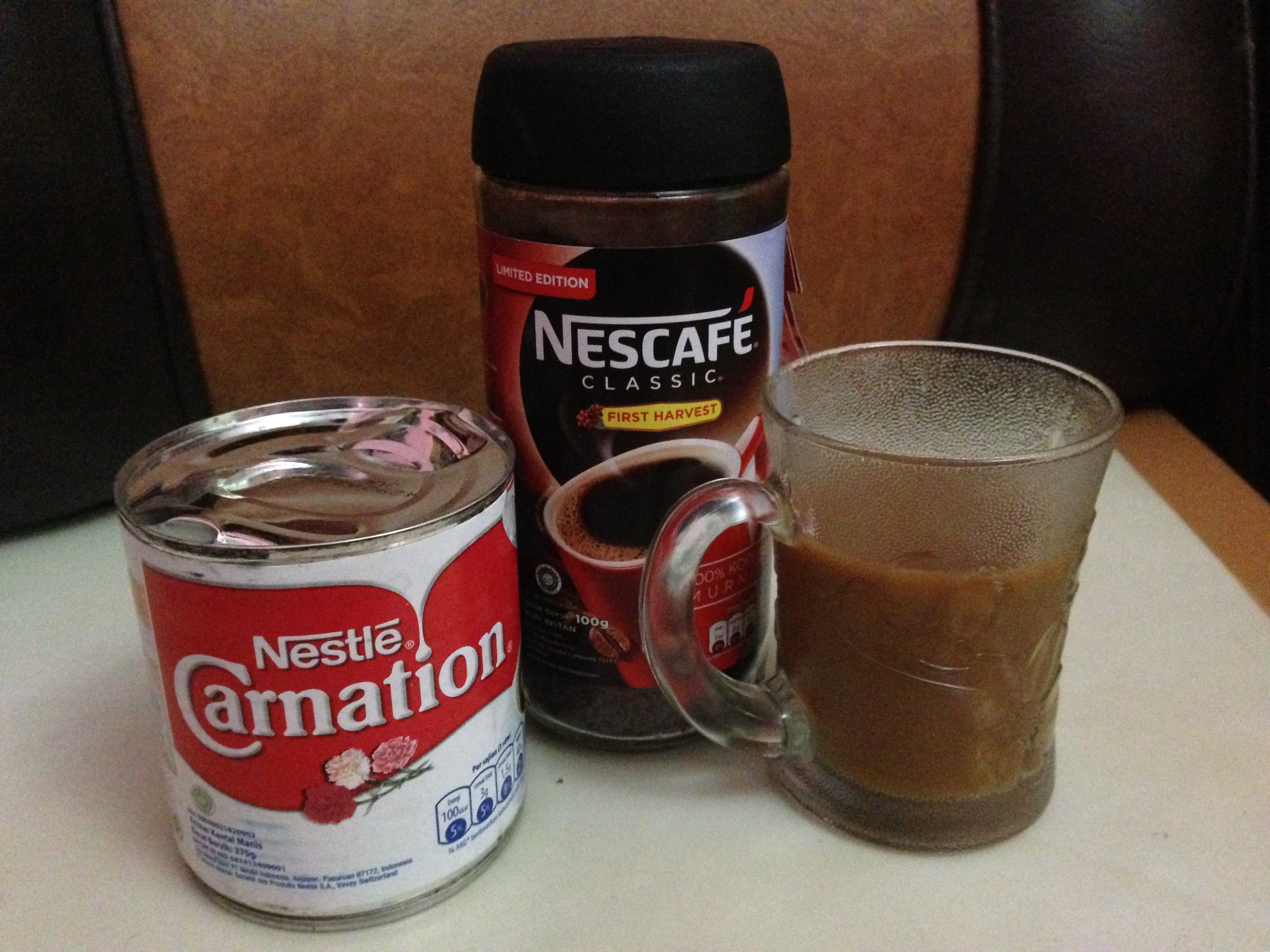 Nescafe Classic First Harvest + Carnation